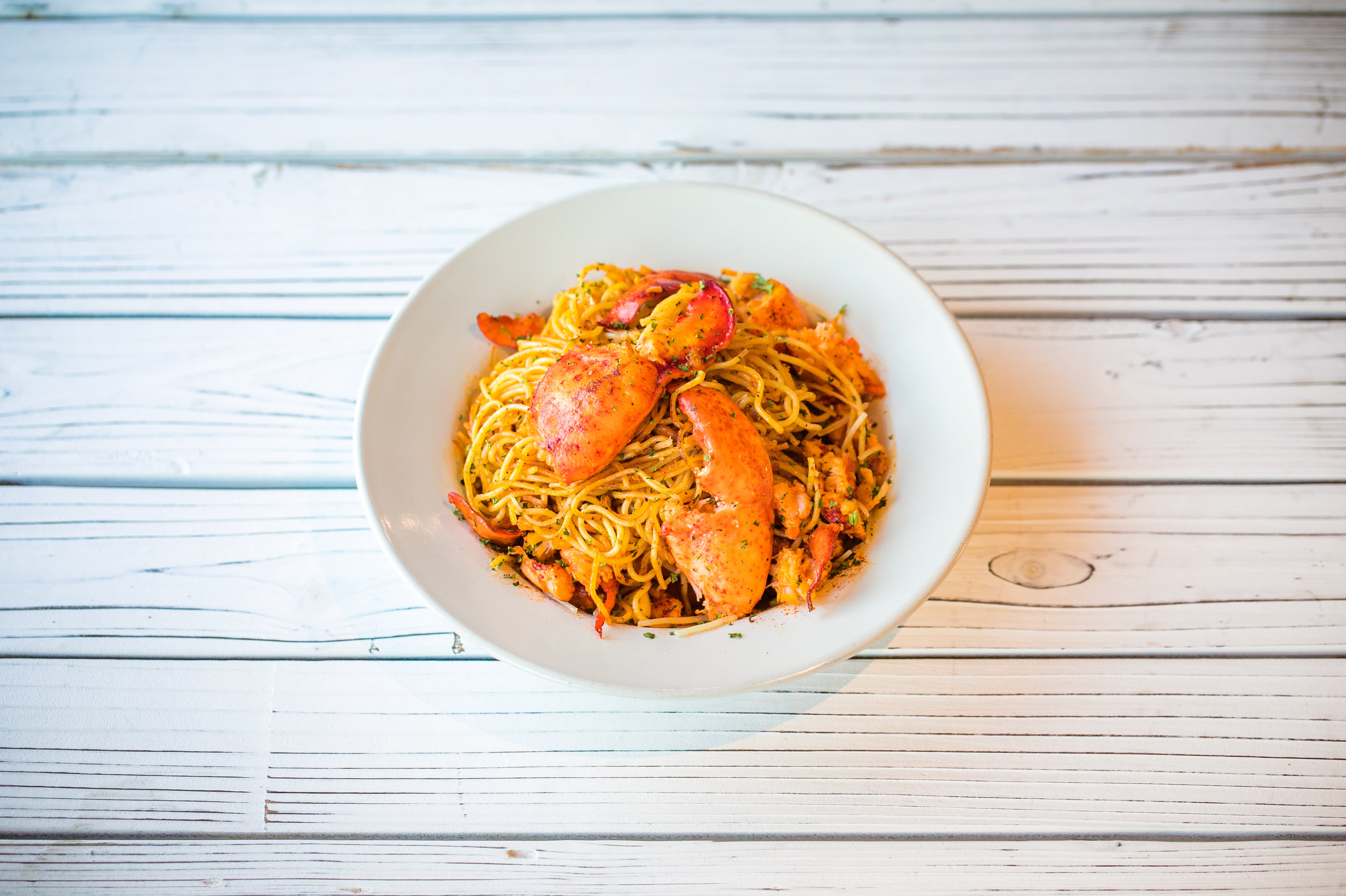 Order Lobster Cajun Pasta food online from Ben's Crab store, Uniondale on bringmethat.com