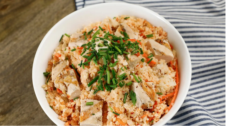 Order Cauliflower Rice Stir Fry food online from Holy Cluck store, San Francisco on bringmethat.com