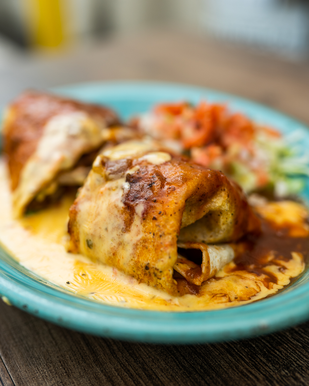 Order BBQ Grilled Fajita Burrito food online from Chile Verde Cafe - Northwest store, Columbus on bringmethat.com