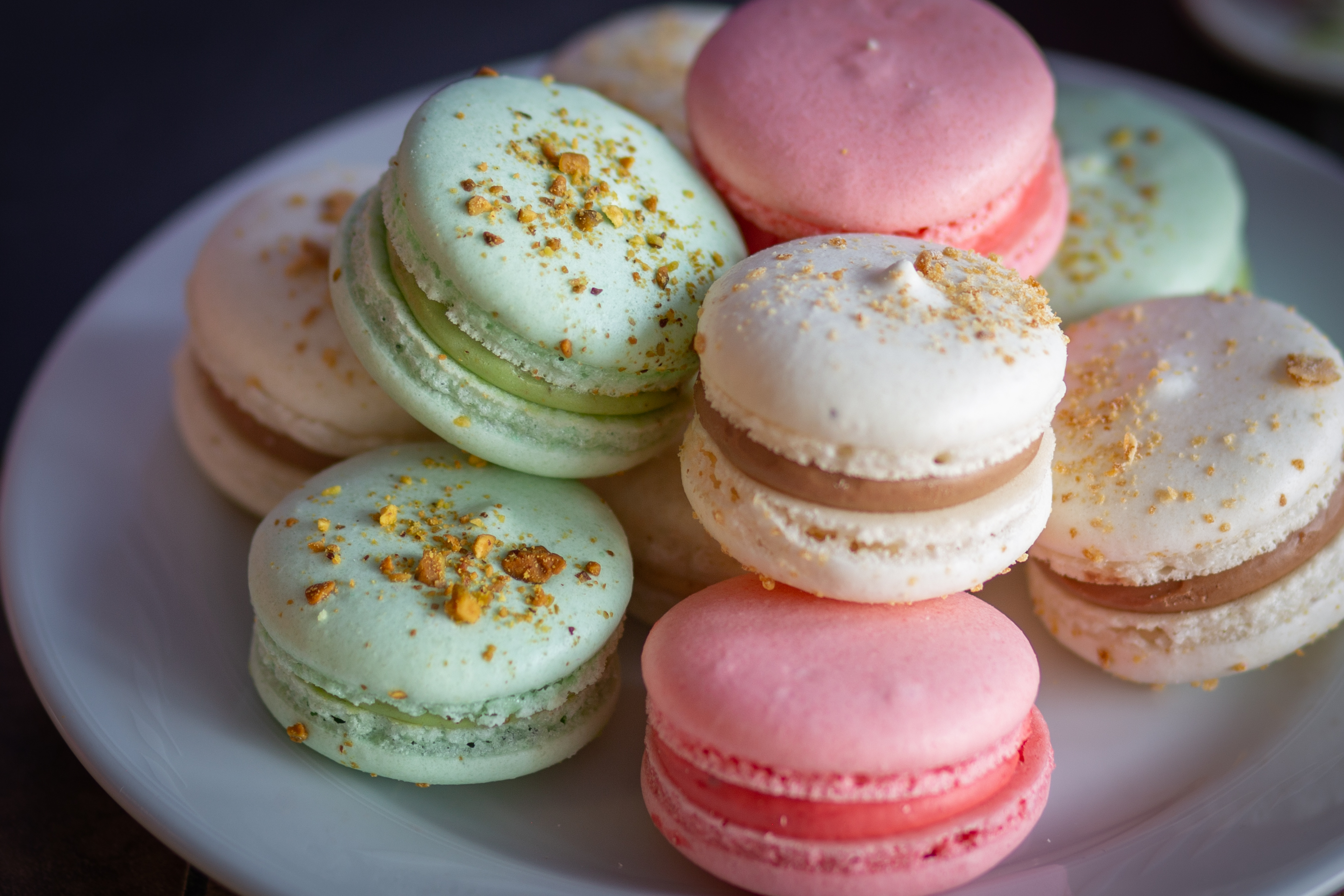Order Macaron Almond food online from Masha and the Bear store, Aurora on bringmethat.com