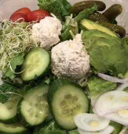 Order Tuna salad  food online from The Pickled Deli store, Visalia on bringmethat.com