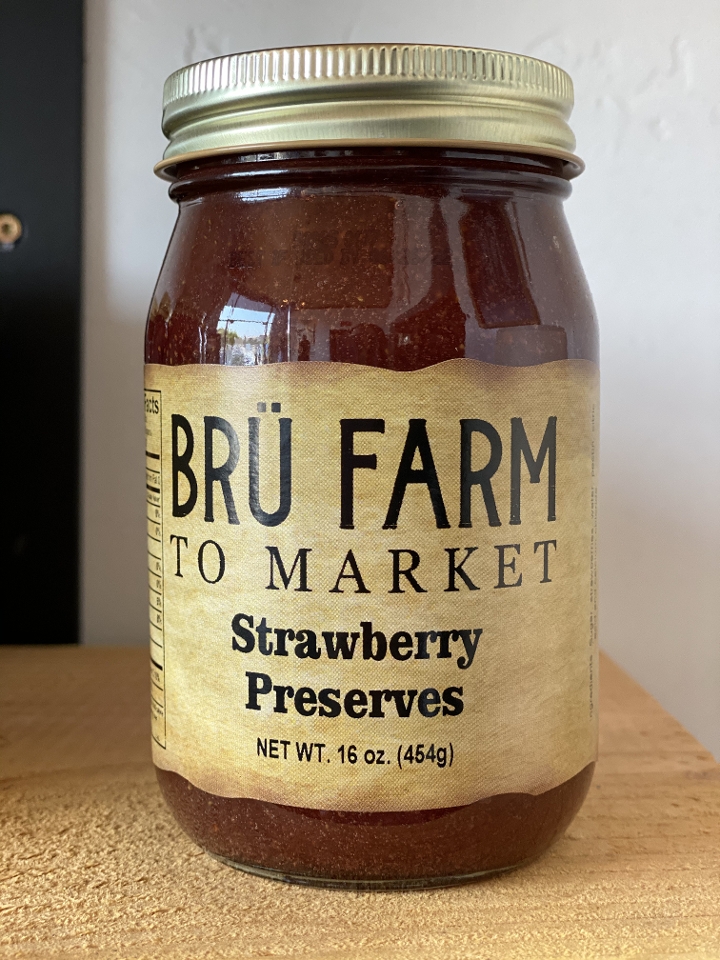 Order Strawberry Preserves (16oz) food online from Bru Grill & Market store, Lake Forest on bringmethat.com