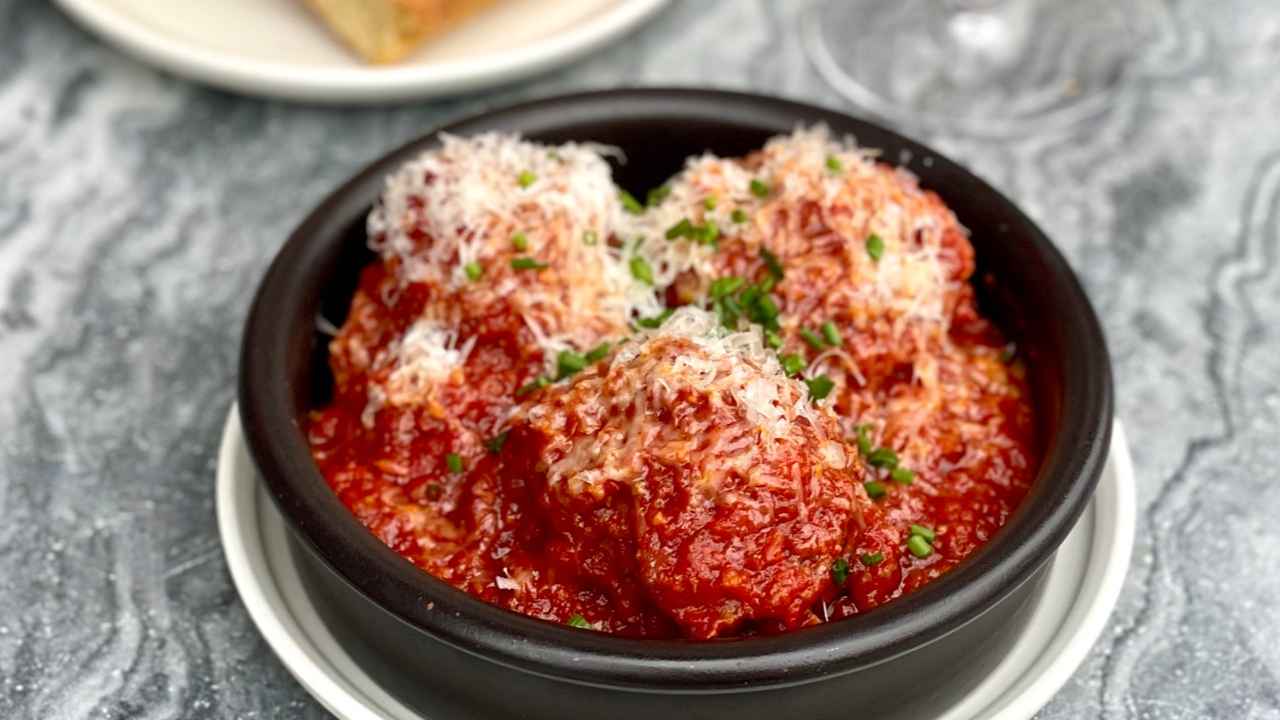 Order Housemade Meatballs* food online from Scopo Divino store, San Francisco on bringmethat.com