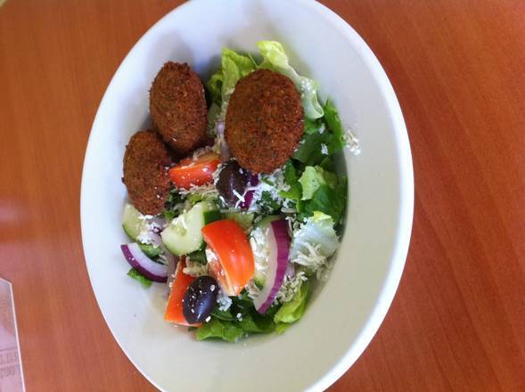 Order Falafel Salad food online from Bananas Grill store, Seattle on bringmethat.com