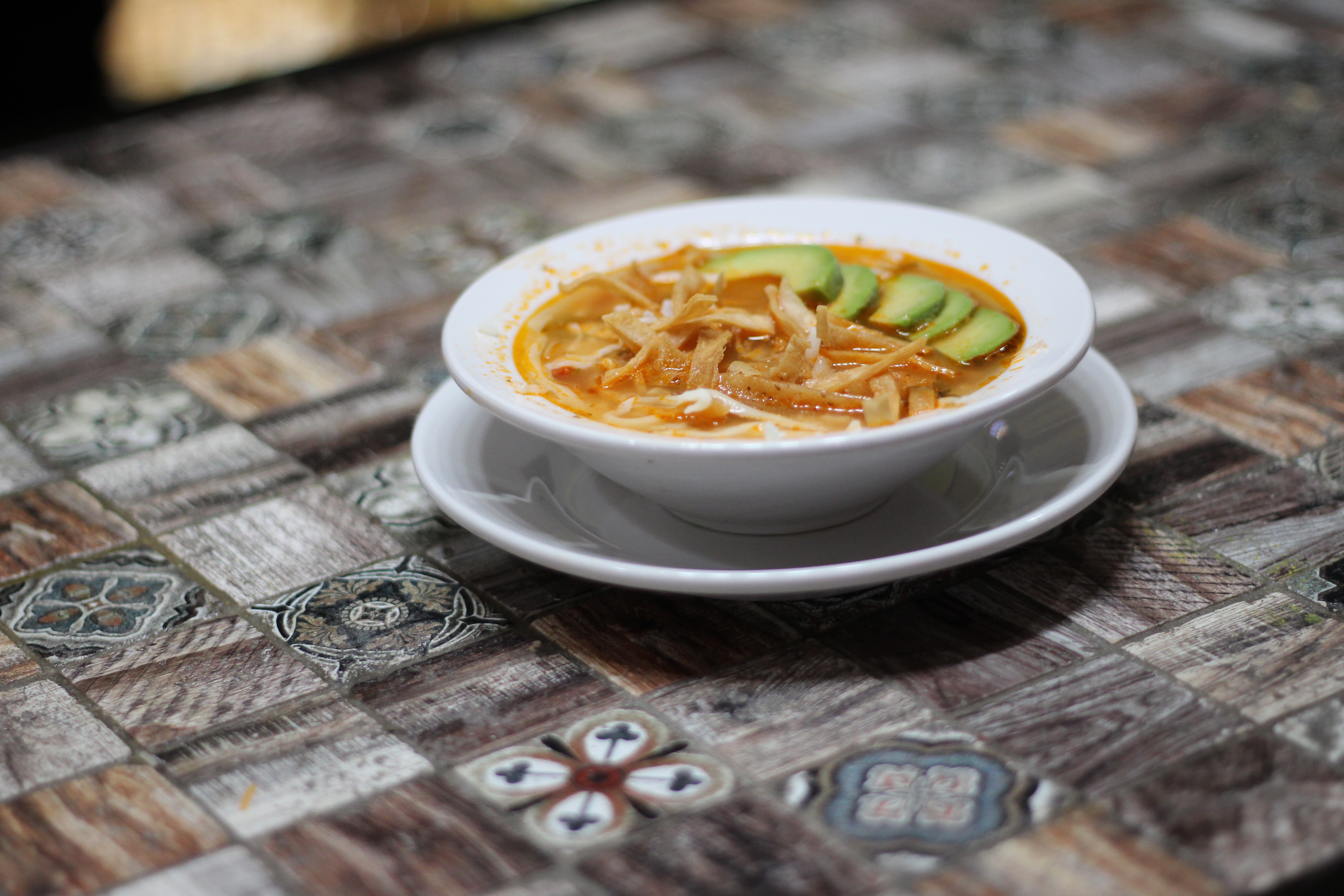 Order CHICKEN TORTILLA SOUP BOWL food online from Mexico City Restaurant store, Warren on bringmethat.com