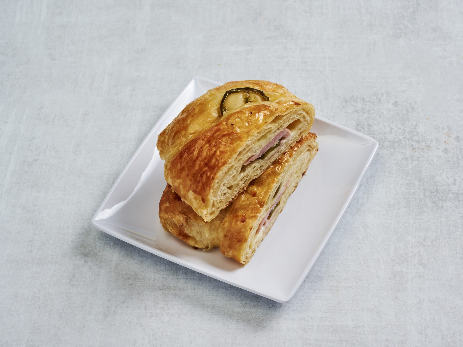 Order Jalapeno, Ham and Cheese Croissant food online from Magee Donuts store, Los Angeles on bringmethat.com