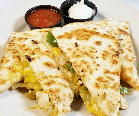 Order Chicken Quesadillas food online from Dilworth Neighborhood Grille store, Charlotte on bringmethat.com