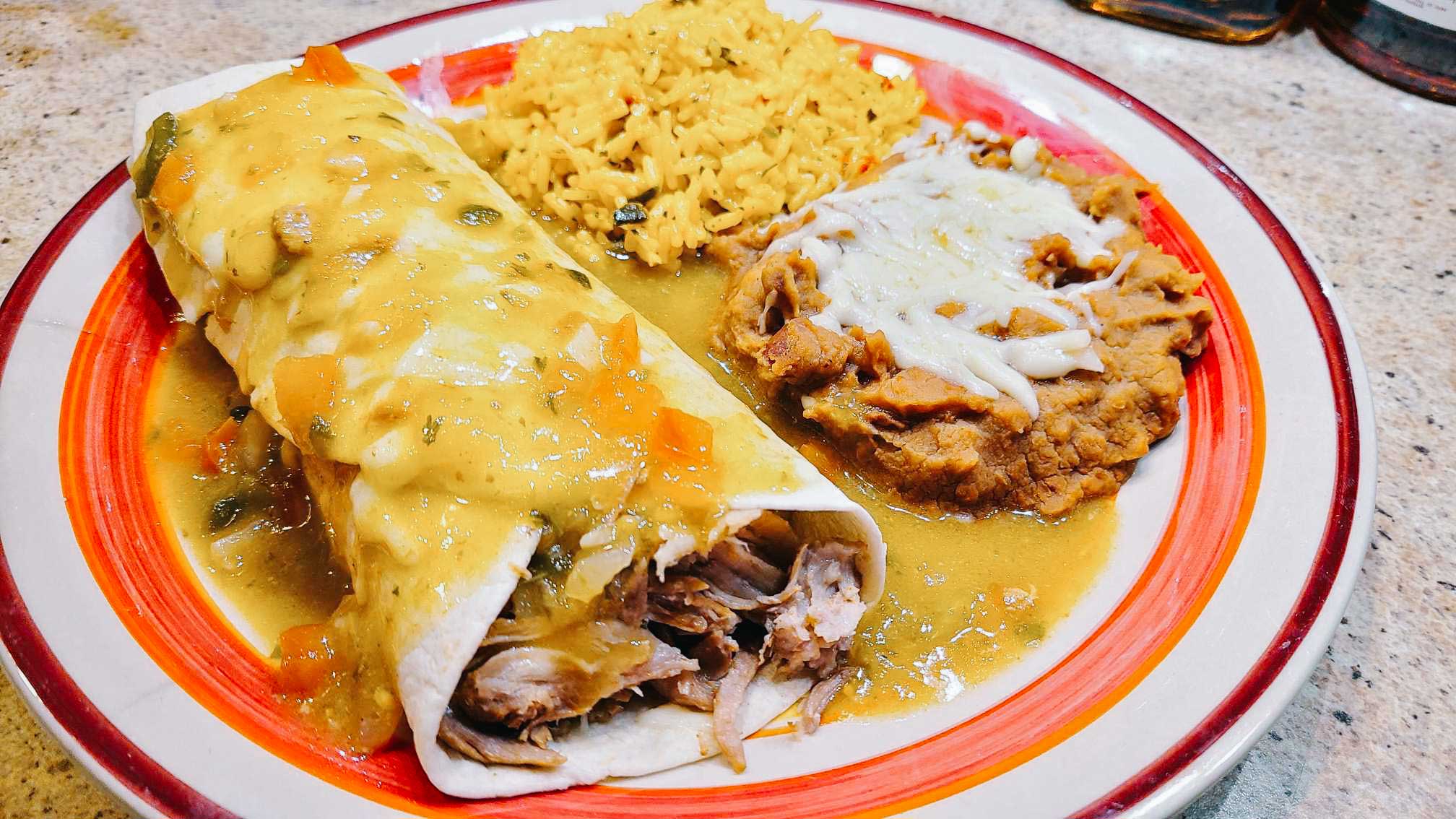 Order Burrito Mojado food online from Don Betos Tacos store, Clayton on bringmethat.com