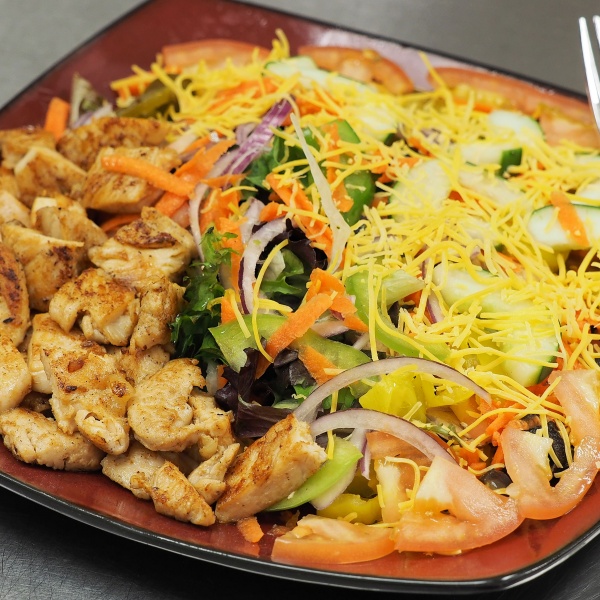 Order Grilled Chicken Salad food online from America Best Wings store, Gwynn Oak on bringmethat.com
