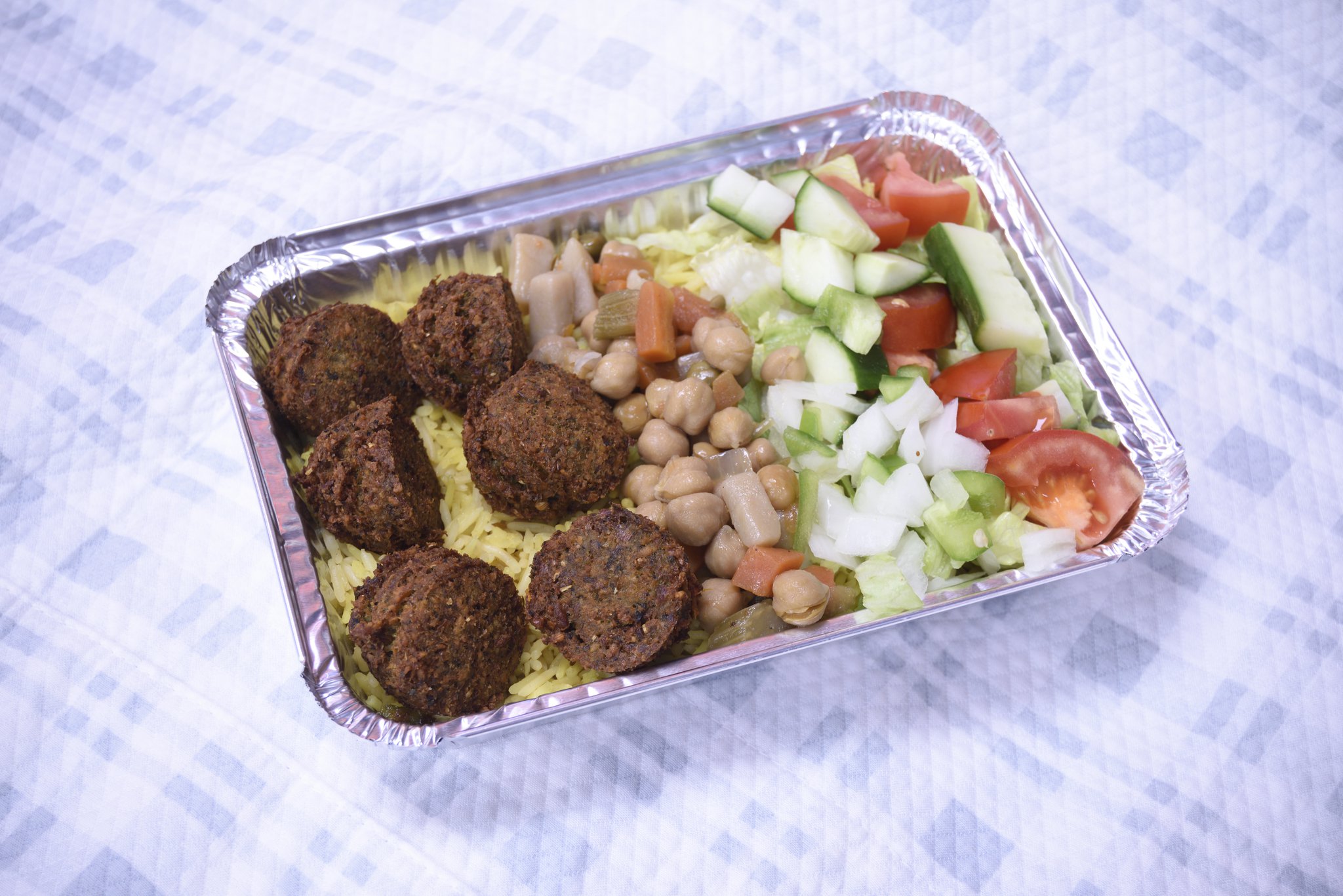 Order 11. Falafel Veggies over Salad food online from Bucks Gyro Food Truck store, Warminster on bringmethat.com