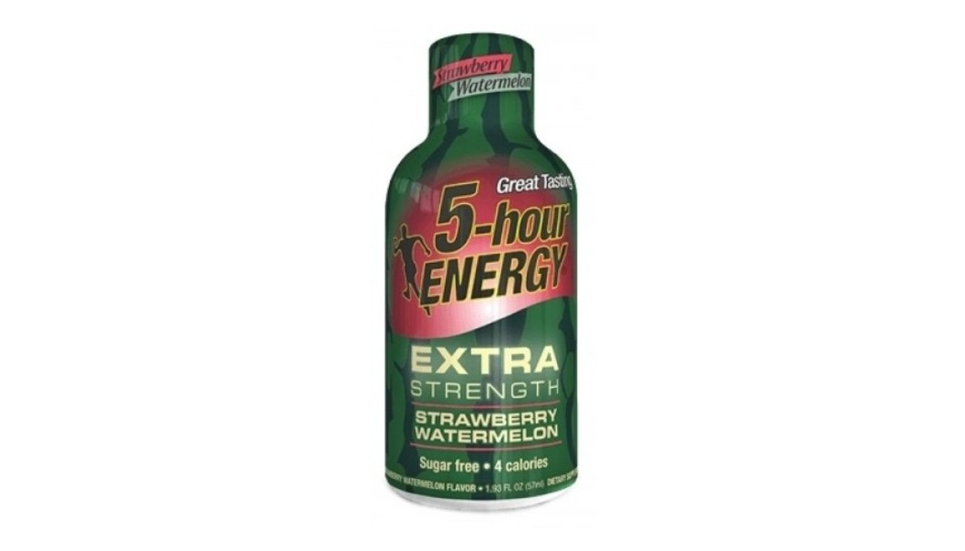 Order 5-Hour Energy Shot Extra Strength Strawberry-Watermelon 1.93 oz food online from Spikes Bottle Shop store, Chico on bringmethat.com
