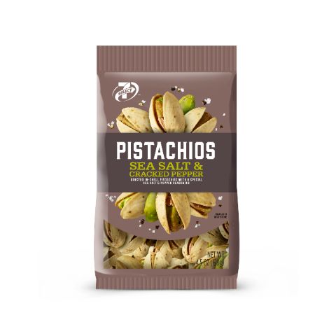 Order 7-Select Salt & Pepper Pistachio 4.5oz food online from 7-Eleven store, Las Vegas on bringmethat.com