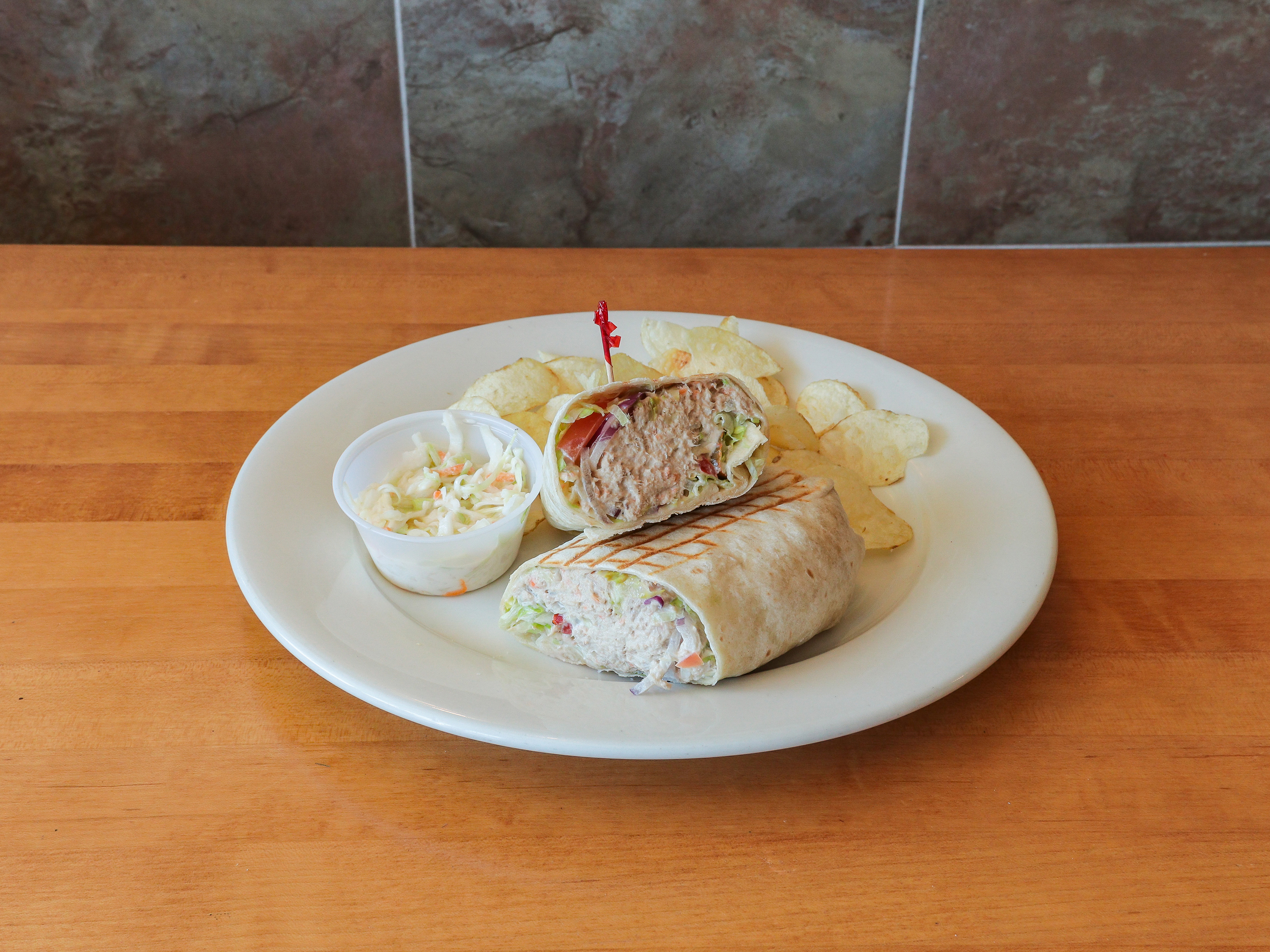 Order Tuna Wrap food online from Franks Trattoria store, Quakertown on bringmethat.com