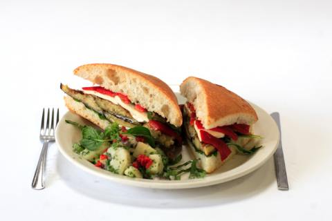 Order Portobello Mushroom Sandwich food online from Cocola Bakery store, Redwood City on bringmethat.com