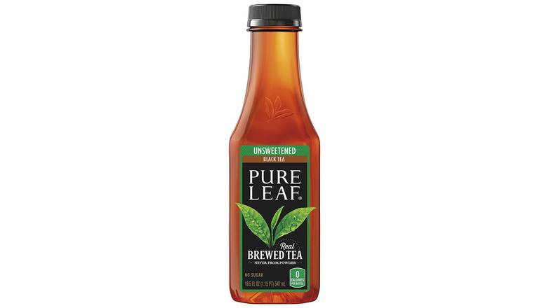 Order Pure Leaf Iced Unsweetened Black Tea food online from Trumbull Mobil store, Trumbull on bringmethat.com