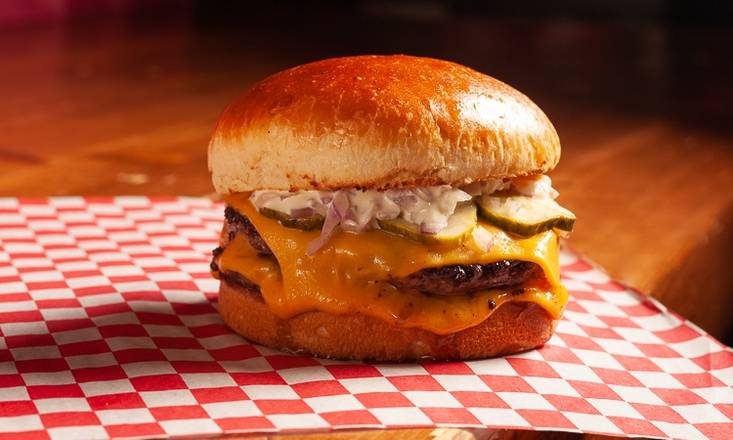 Order Signature Double Cheeseburger food online from Small Cheval store, Chicago on bringmethat.com