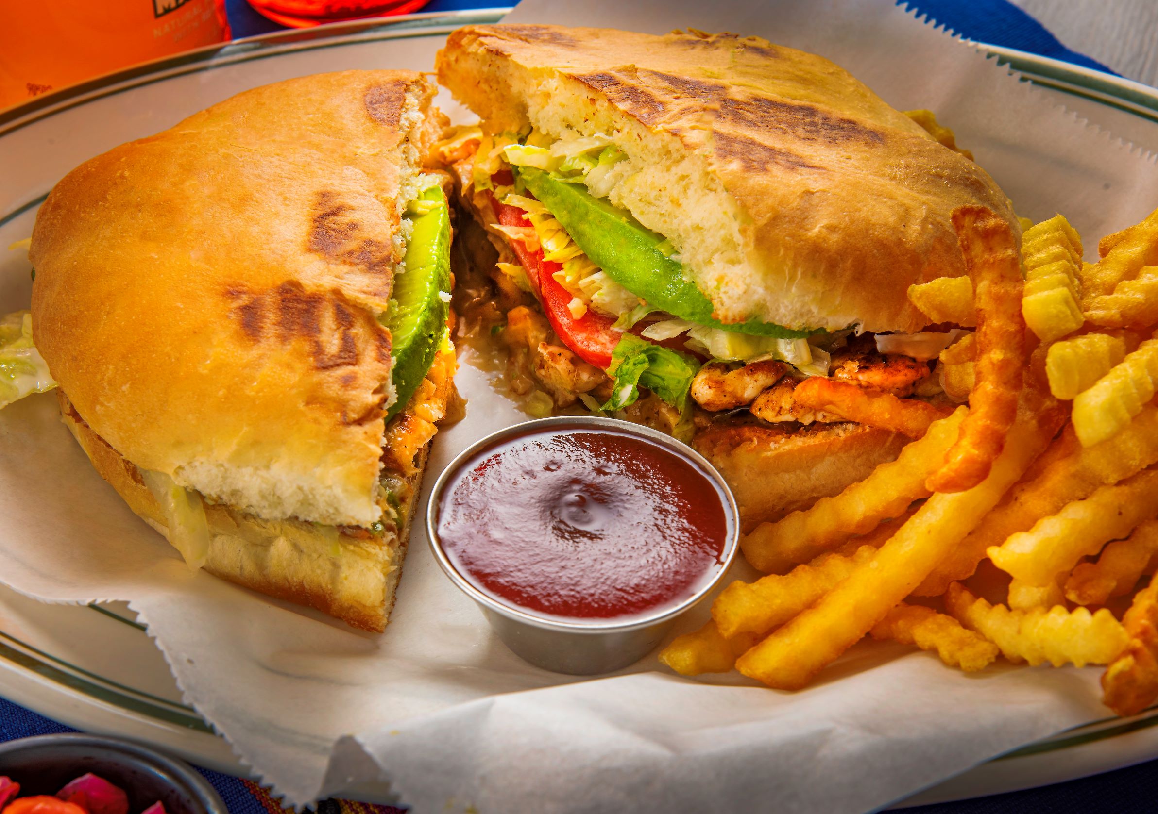 Order Torta and Fries food online from Los Tres Chiles store, Santa Rosa on bringmethat.com