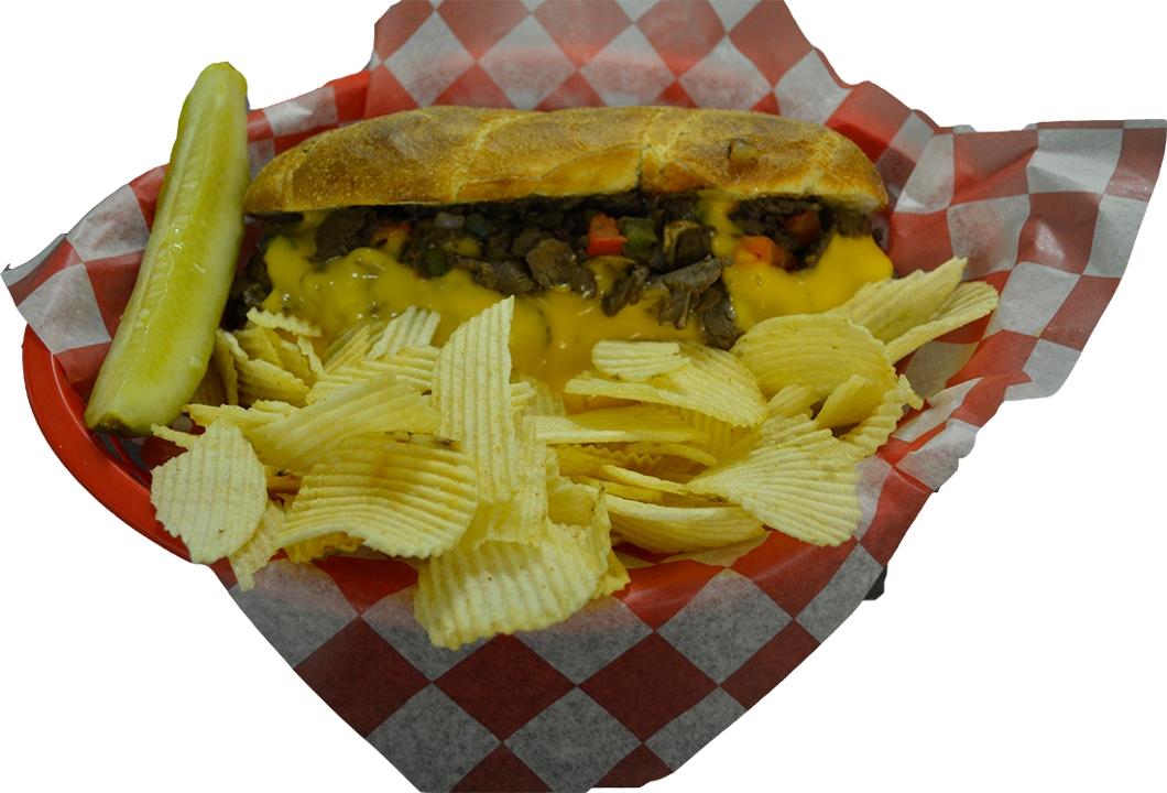 Order Philly Cheese Steak Sub food online from Davinci Pizza store, Frankfort on bringmethat.com