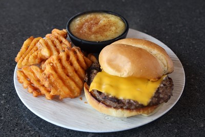 Order Jr. Cheeseburger food online from Tumbleweed Tex Mex Grill store, New Albany on bringmethat.com