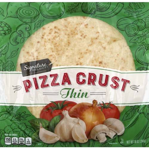 Order Signature Select · Thin Pizza Crust (10 oz) food online from United Supermarkets store, Plainview on bringmethat.com