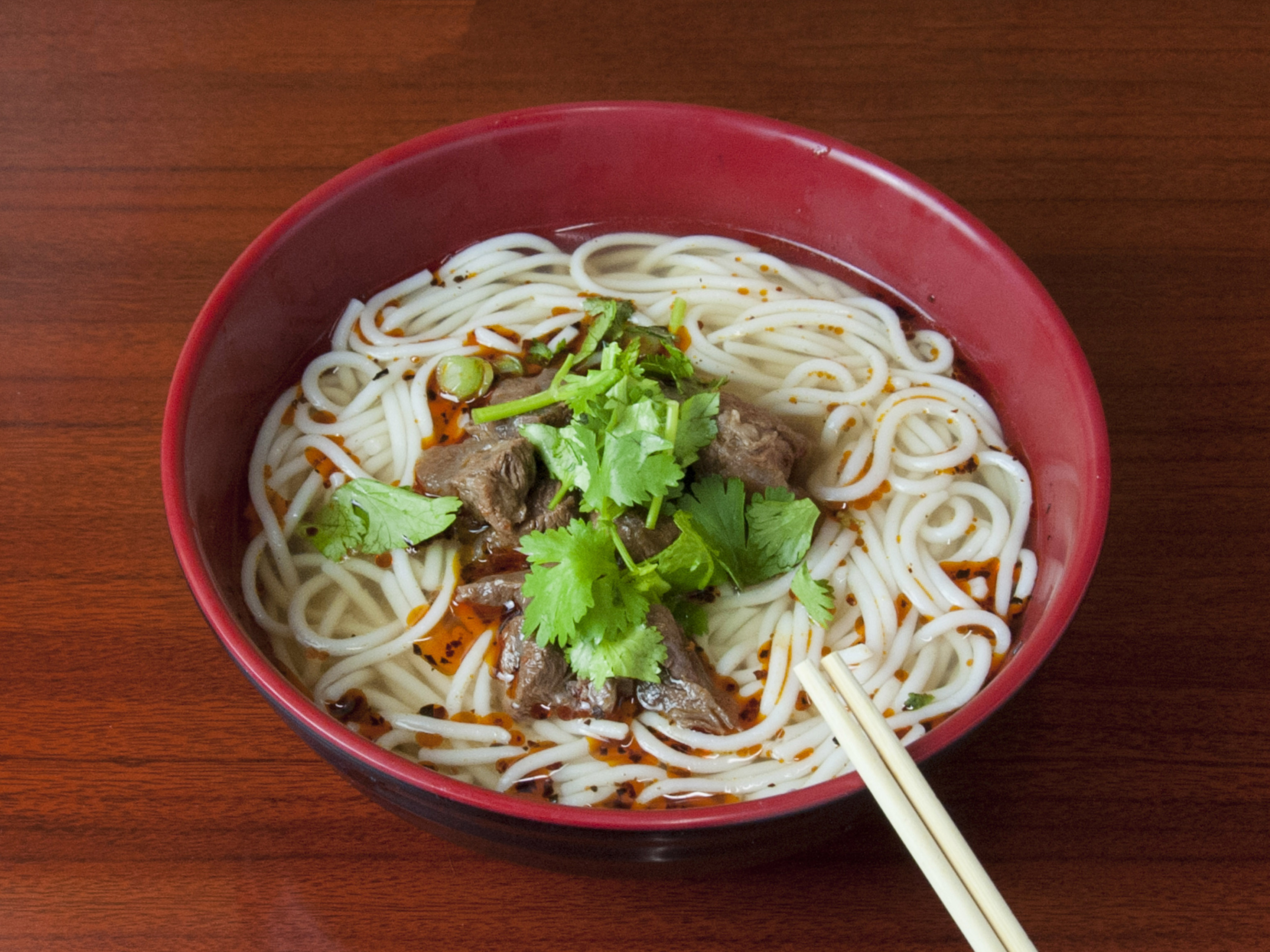 Order A1. Beef Noodle Soup牛肉面 food online from Burp Bowl Cafe store, New York on bringmethat.com