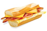 Order 83. Egg & Cheese Baguette food online from Lee Sandwiches store, Gardena on bringmethat.com