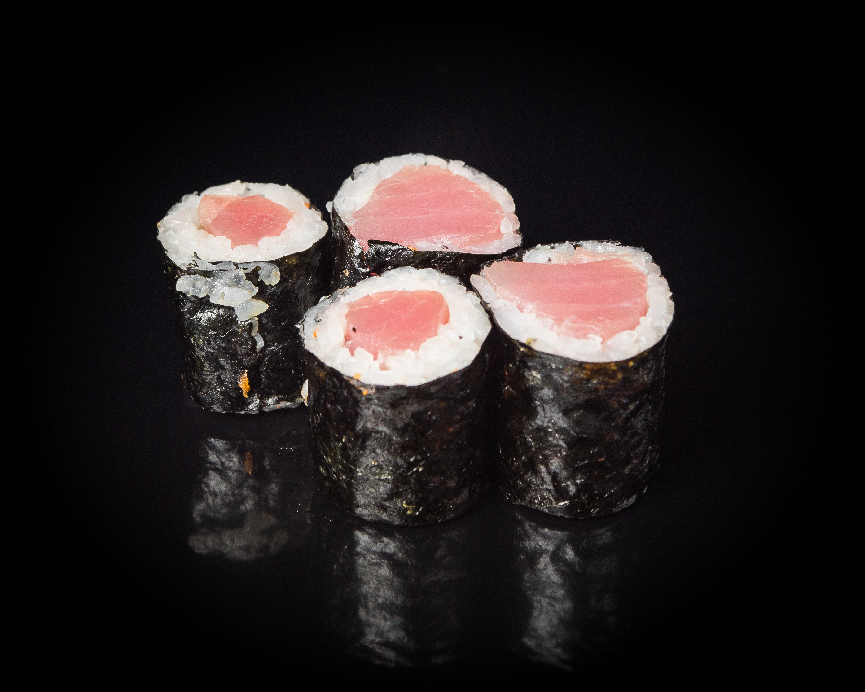 Order 4 Pieces Tuna Roll food online from Sushi Sakura Express store, Houston on bringmethat.com
