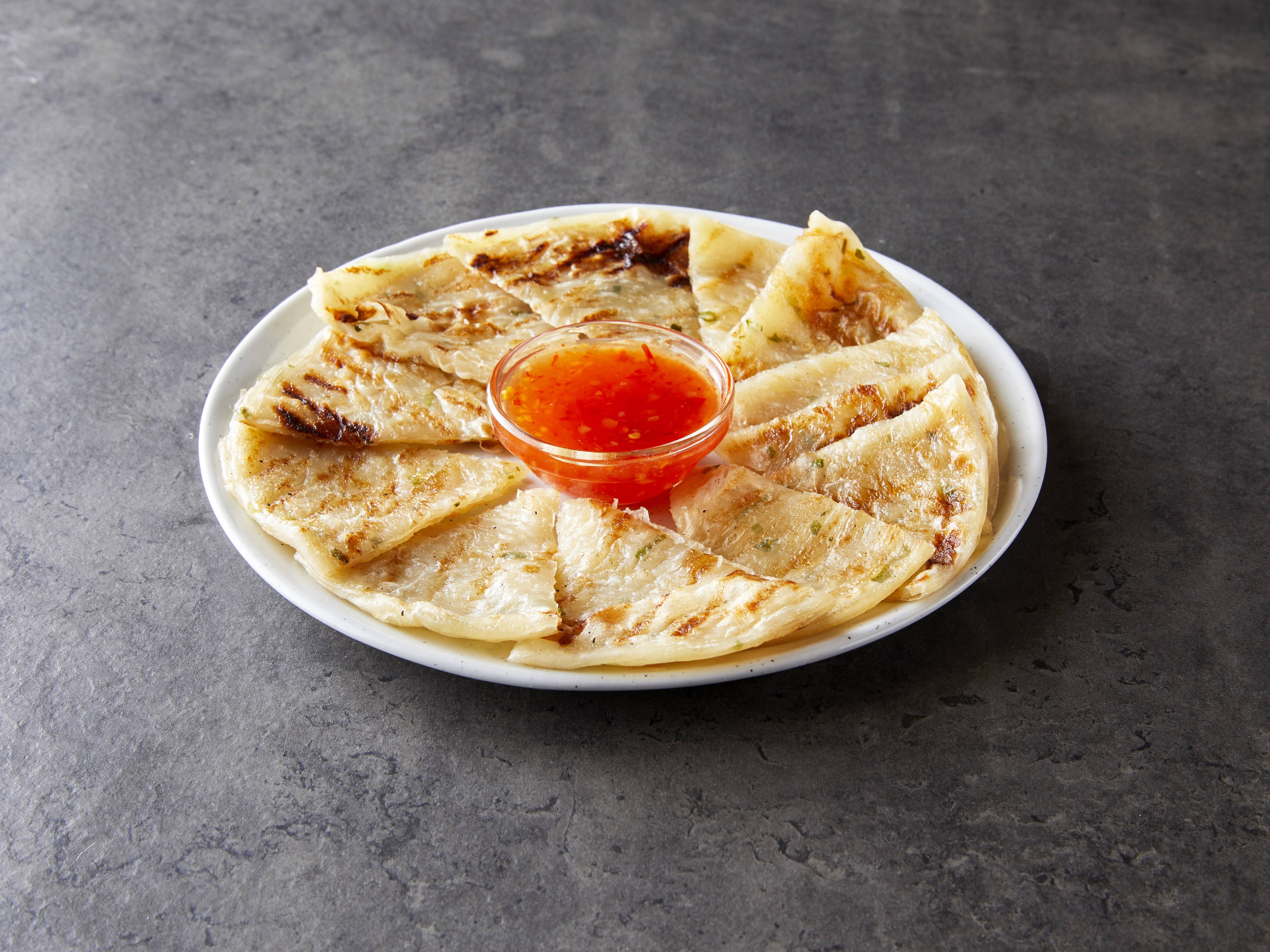 Order 15. Scallion Pancake food online from Saints Alp Teahouse store, Chicago on bringmethat.com