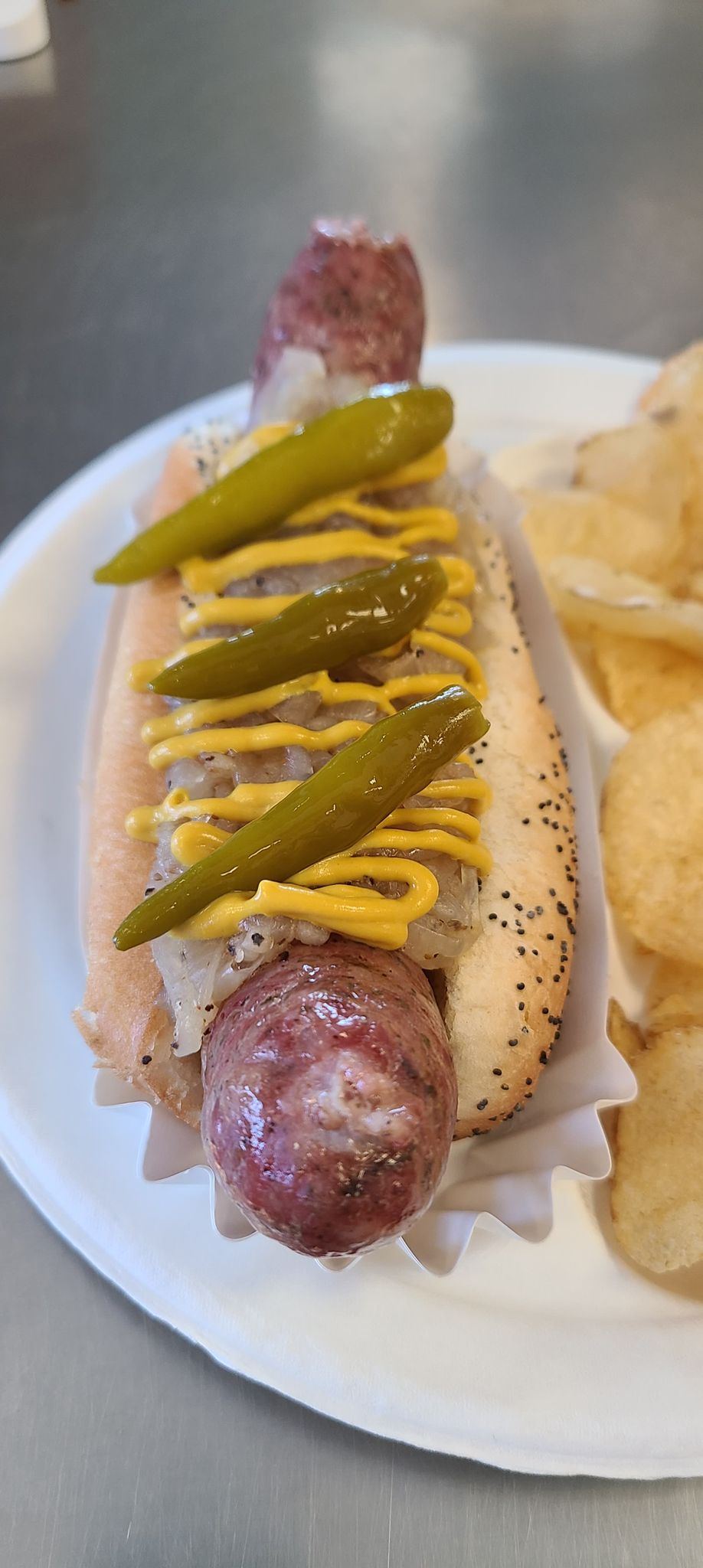 Order Big Polish Dog food online from Doglicious Hot Dogs store, Glendale on bringmethat.com