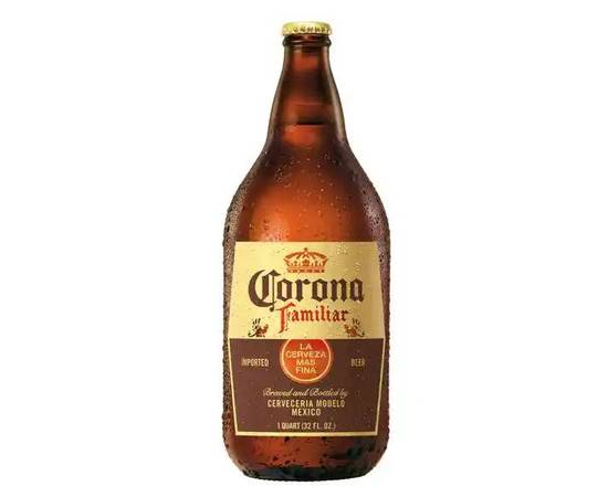 Order Corona Familiar, 32oz bottle beer (4.8% ABV) food online from Tenderloin Liquor store, San Francisco on bringmethat.com