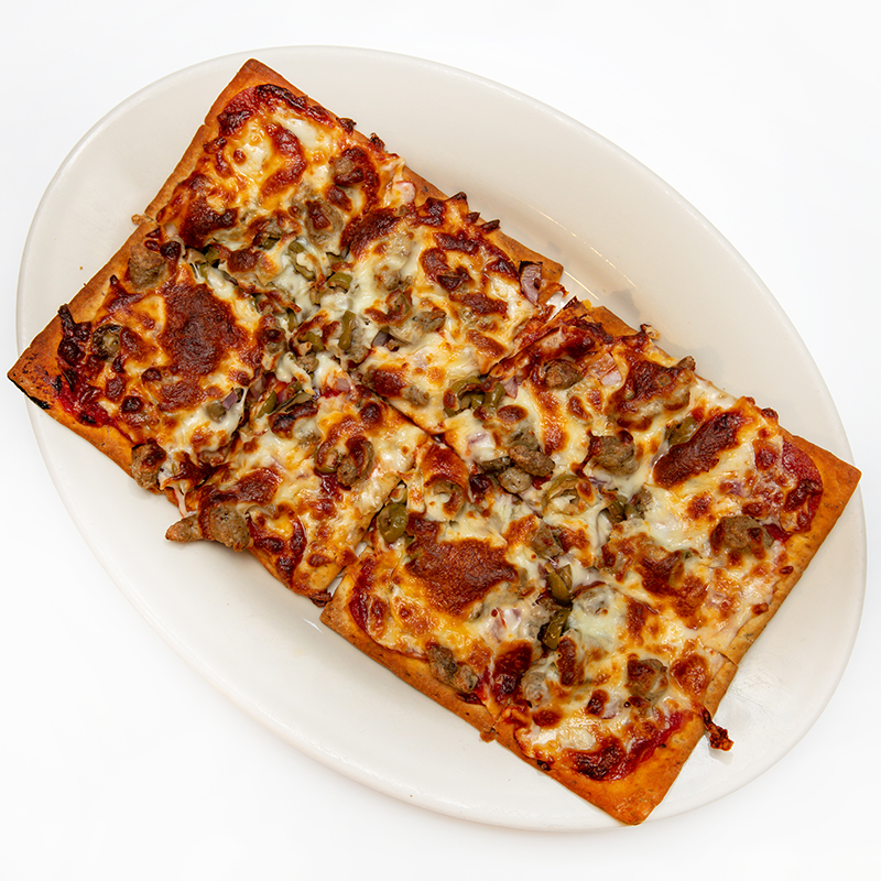 Order Lookout Supreme Flatbread food online from The Lookout Bar & Grill store, Maple Grove on bringmethat.com