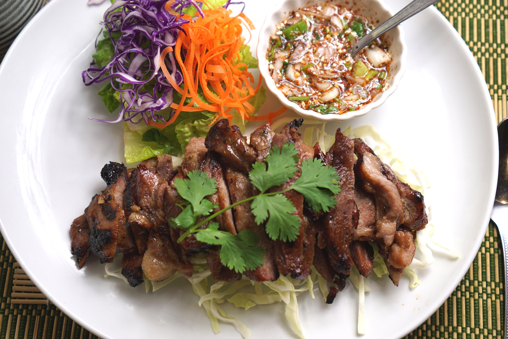Order Grilled Pork food online from Modern Thai Restaurant store, Montebello on bringmethat.com
