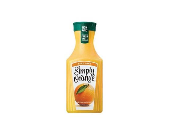 Order Simply Orange Juice 52 oz food online from Rebel store, Las Vegas on bringmethat.com