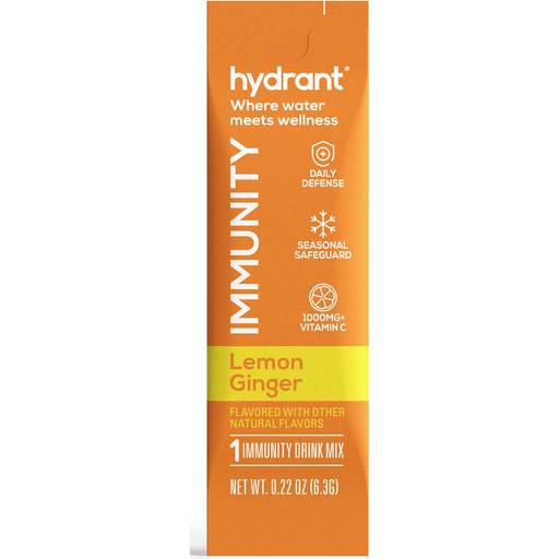 Order Hydrant Lemon Ginger + Immunity Hydration Mix  (.22 OZ) 136677 food online from BevMo! store, Greenbrae on bringmethat.com
