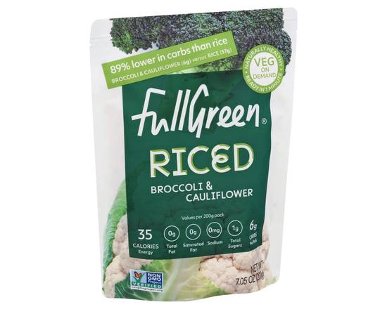 Order Fullgreen · Riced Instant Broccoli & Cauliflower Rice (7.05 oz) food online from Safeway store, Phoenix on bringmethat.com