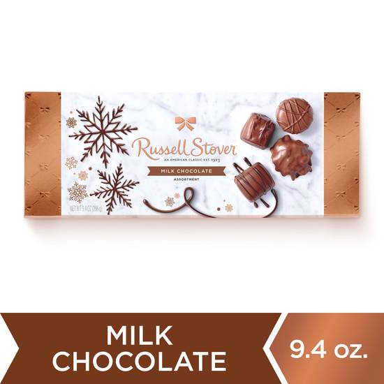 Order RUSSEL STOVER Milk Chocolate Assortment, 9.4oz. food online from CVS store, MOKENA on bringmethat.com