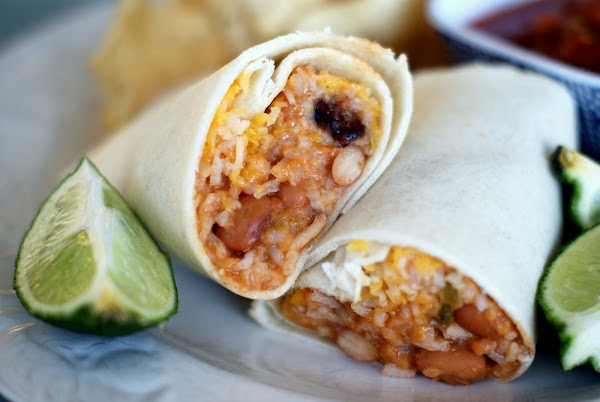 Order Beans, Rice and Cheese Burrito food online from Nina Taqueria store, Los Gatos on bringmethat.com