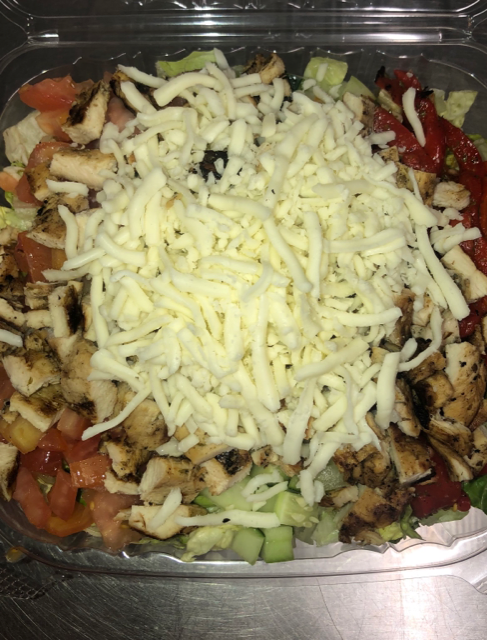 Order Chopped Salad with Grilled Chicken food online from Nino's Pizza & Restaurant store, Hillsdale on bringmethat.com