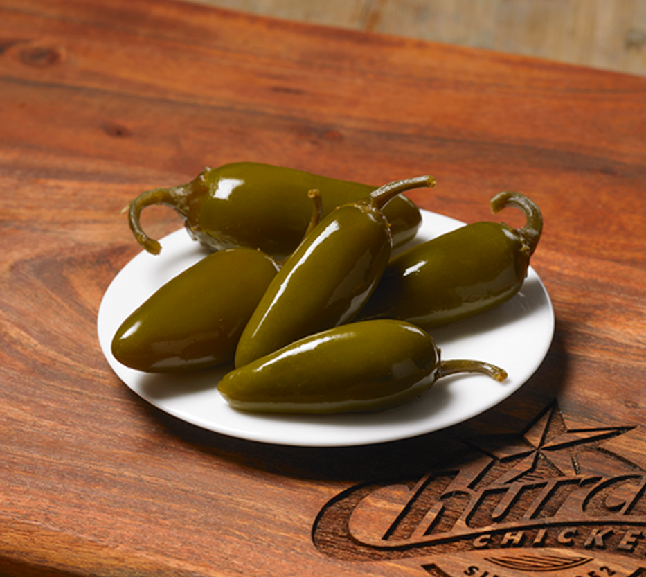 Order 5 Jalapeño Peppers food online from Church Chicken store, El Paso on bringmethat.com
