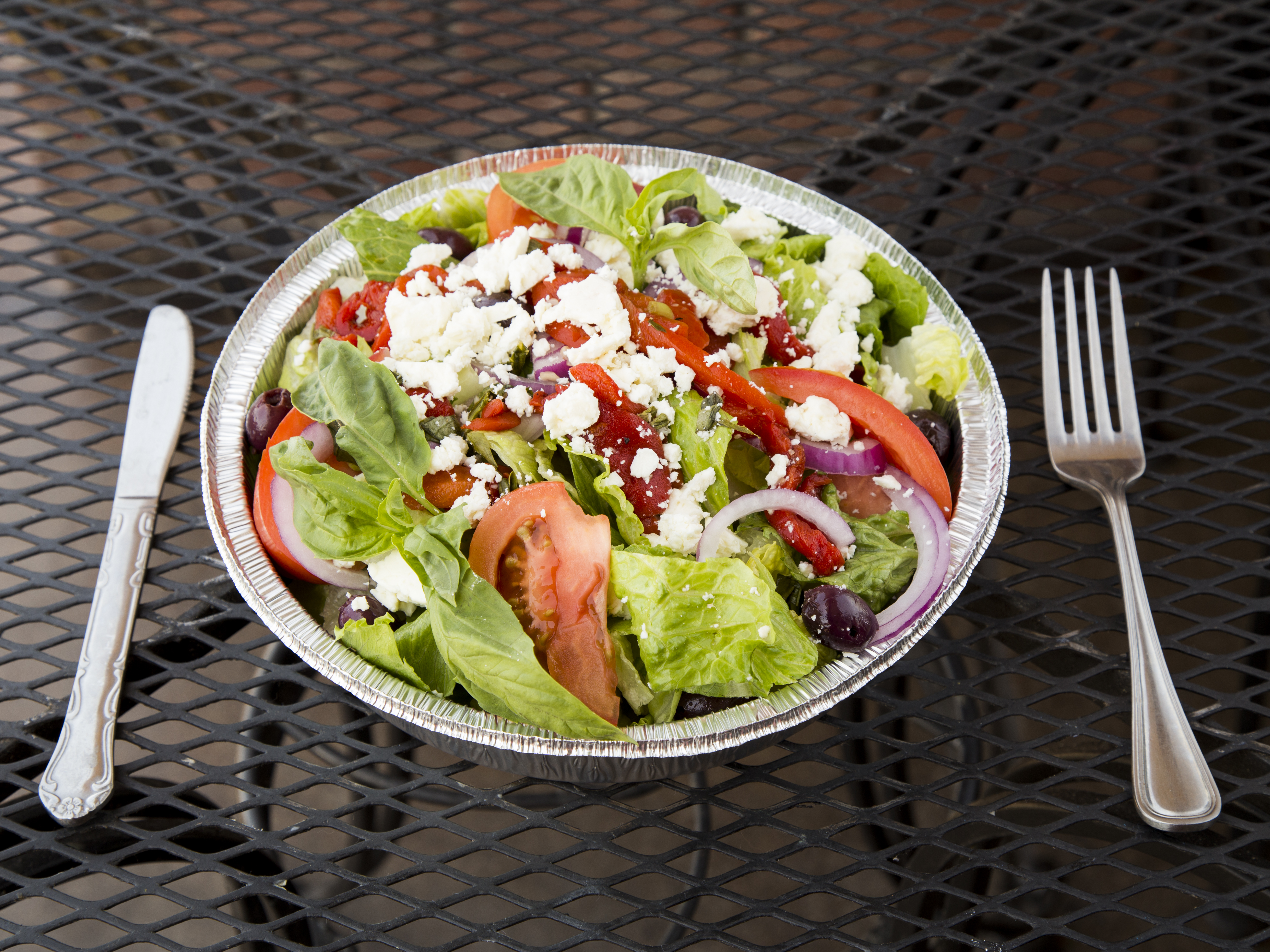 Order Greek Salad food online from Pizza On 40Th store, Phoenix on bringmethat.com