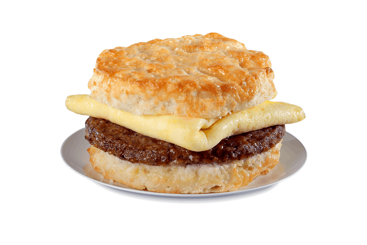 Order Sausage & Egg Biscuit food online from Bojangles store, Hinesville on bringmethat.com