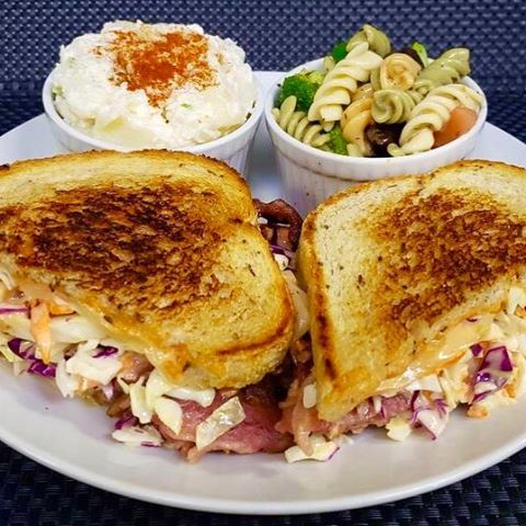 Order Reuben Grilled Sandwich food online from Neli's catering restaurant store, Los Angeles on bringmethat.com
