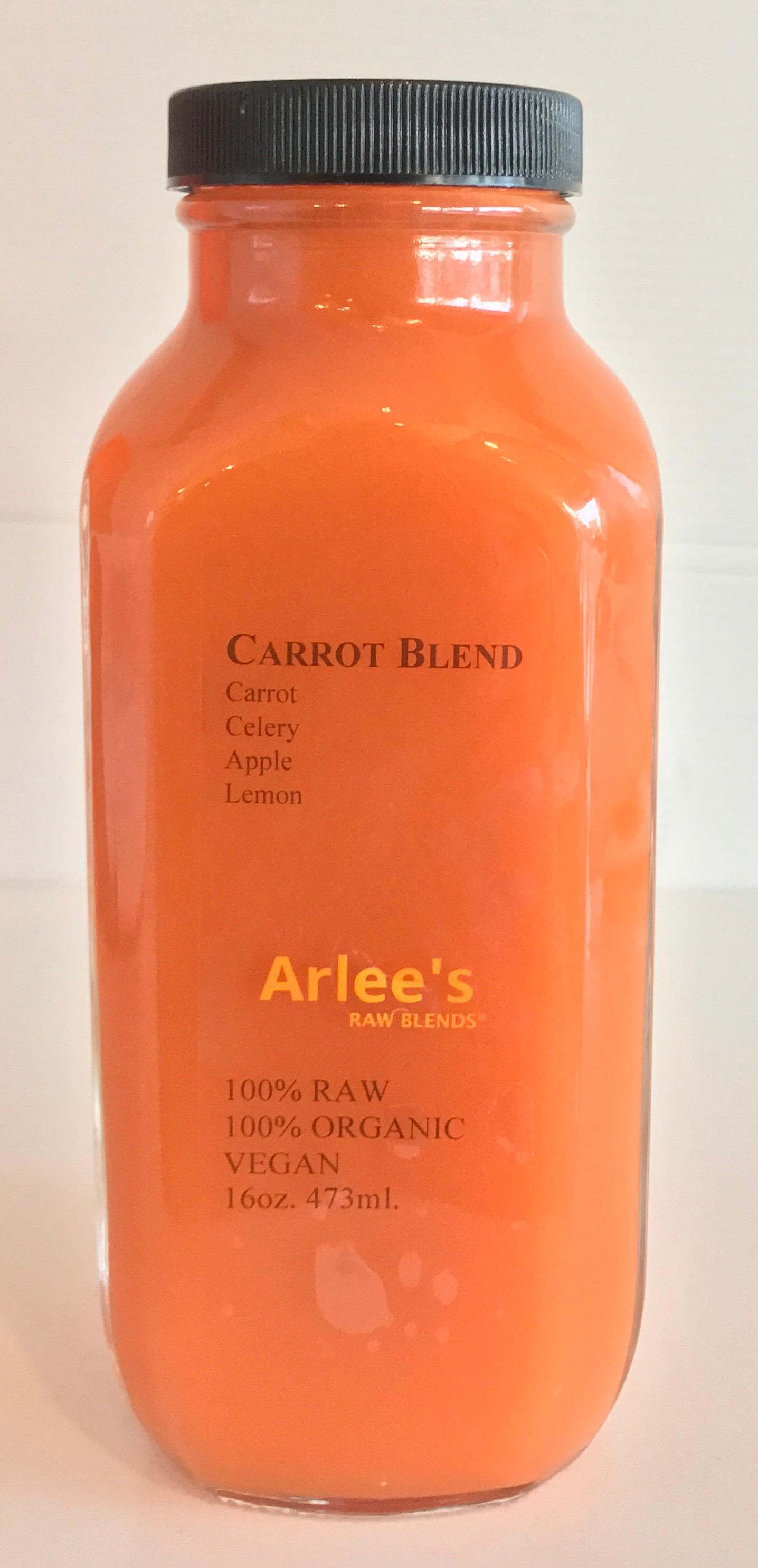 Order CARROT BLEND food online from Arlee Raw Blends store, Princeton on bringmethat.com