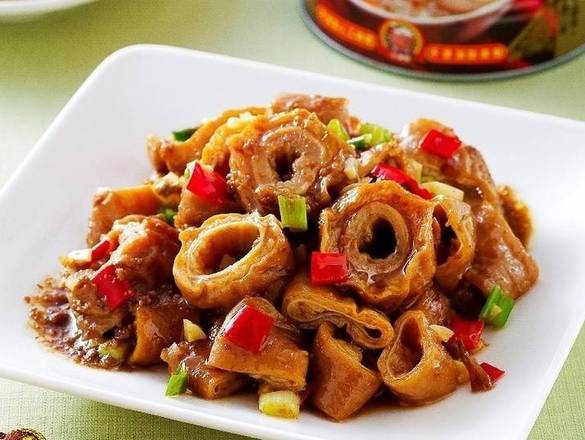 Order 20. Spicy Pork Intestine 干烧肥肠 food online from Orient Yang store, Corvallis on bringmethat.com