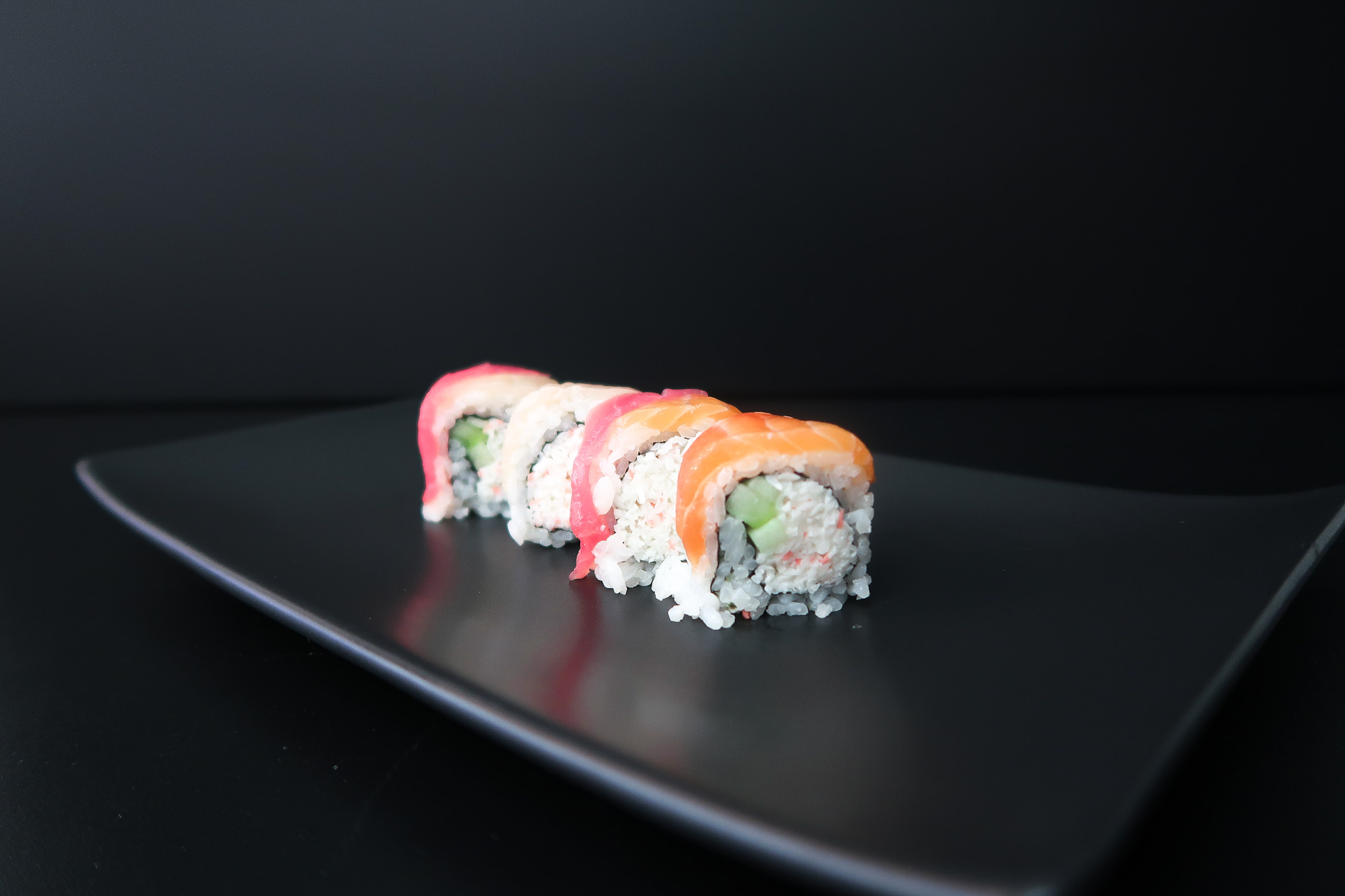 Order Rainbow Roll food online from Obento store, Denver on bringmethat.com