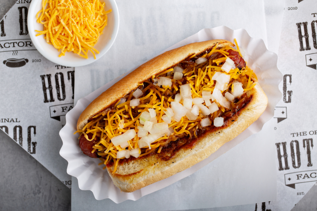 Order Detroit Coney Factory Dog food online from The Original Hot Dog Factory store, Voorhees on bringmethat.com