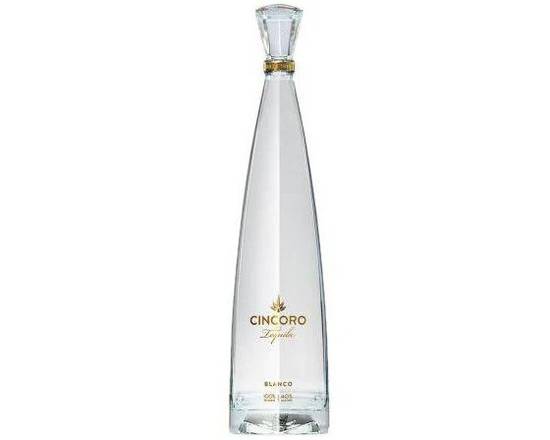Order Cincoro Tequila, Blanco Tequila 100% De Agave · 750 mL  food online from House Of Wine store, New Rochelle on bringmethat.com