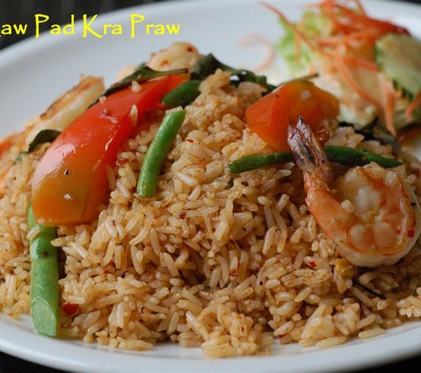 Order 27. Kaw Pad Kra Praw food online from The Old Siam store, Sunnyvale on bringmethat.com