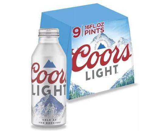 Order Coors Light Platinum, 9pk-12oz bottle beer food online from Cold Spring Liquor store, Liberty Hill on bringmethat.com