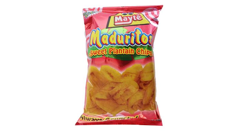 Order Mayte Maduritos Sweet Plantain Chips  3.0 oz food online from Valero Food Mart store, Murrayville on bringmethat.com